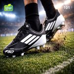 Soccer Boot Black & White - Image 2