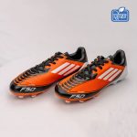 Premium Soccer Boot White & Orange - Image 4