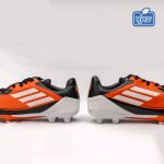 Premium Soccer Boot White & Orange - Image 5