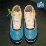 Soccer Boot White & Blue - Image 5