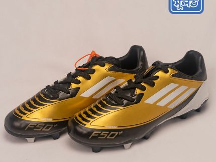 Soccer Boot Black & Gold